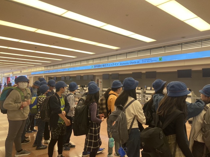 空港見学の様子