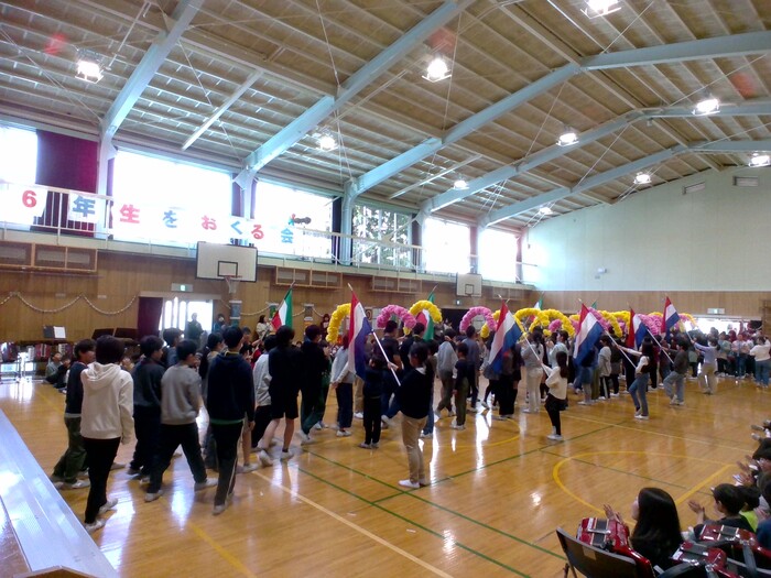 退場の様子