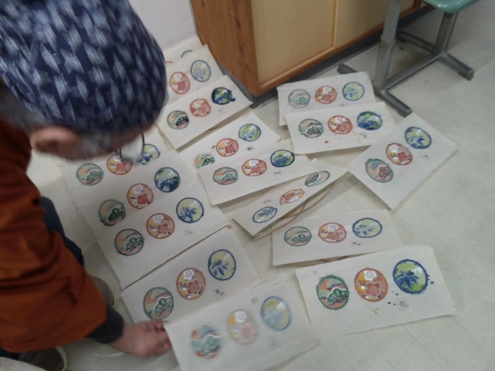 手描友禅染体験の様子3