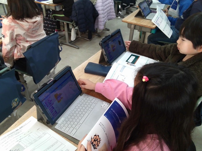 プログラミング教室の様子1