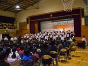 音楽会6年生合奏の写真