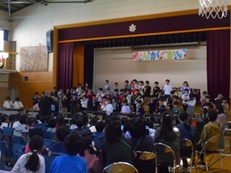 音楽会2年生合奏の写真