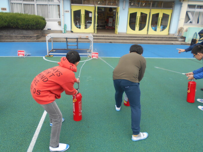 消火器体験3