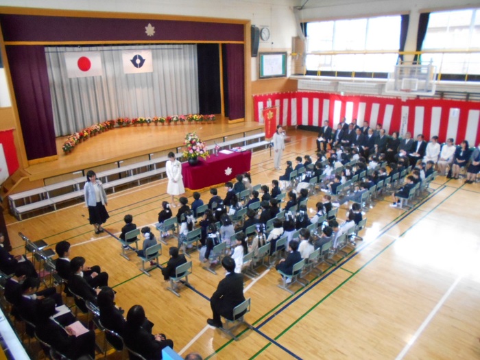 入学式の写真