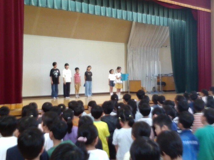 児童代表の言葉
