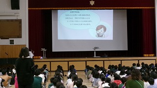 冬休みの生活指導についてお話がありました。