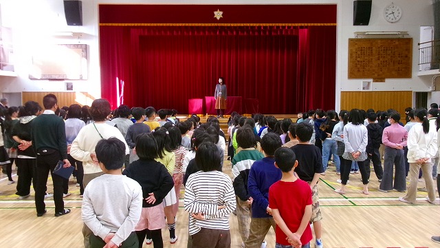 校長先生の講話