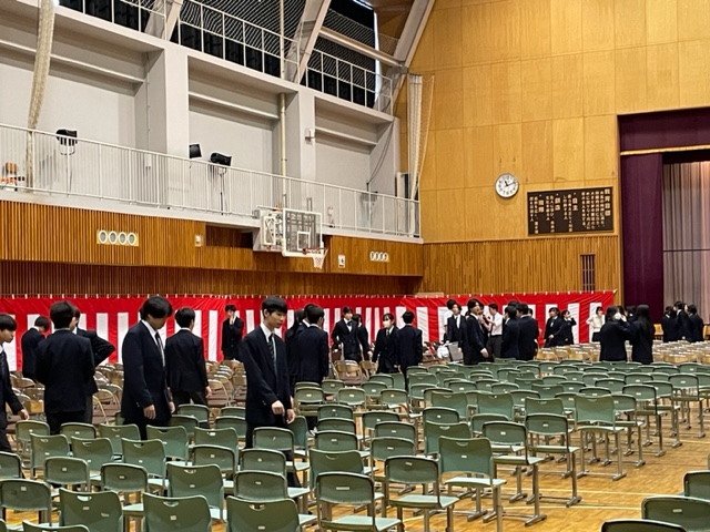 入学式準備