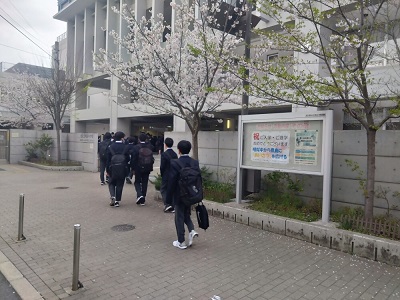登校の様子1