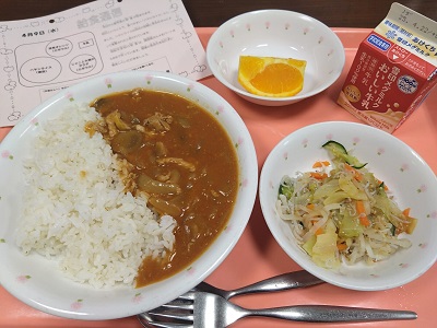 今日の給食