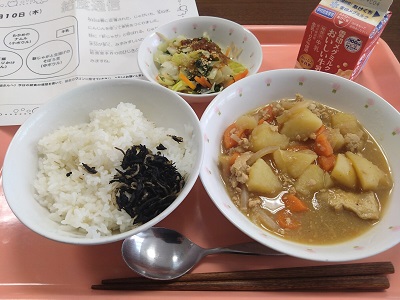 今日の給食