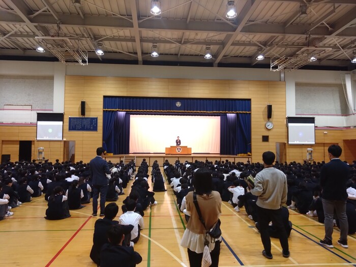4月全校朝礼