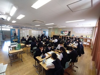 1年数学の授業