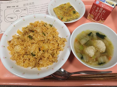 今日の給食