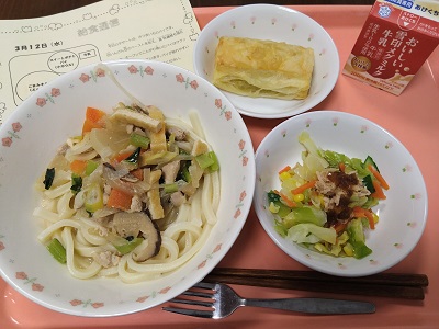 今日の給食