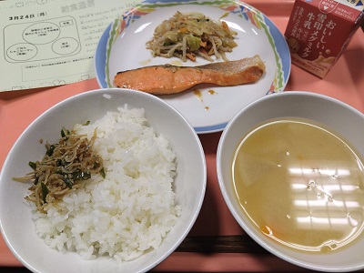 今日の給食