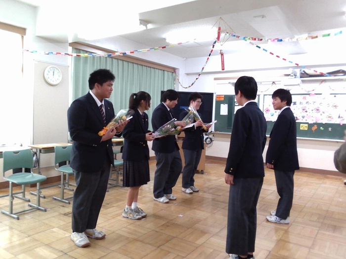 3組 お別れの会の様子
