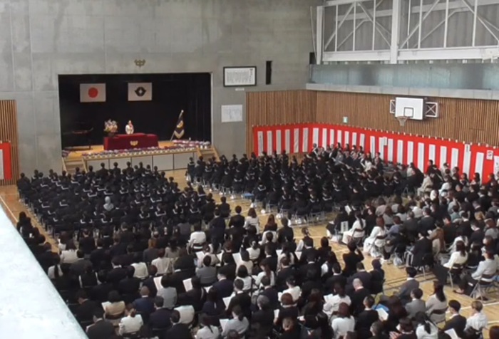 入学式の様子