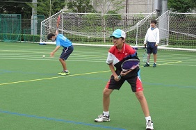 写真：ソフトテニス部
