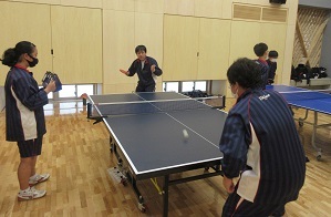 写真：卓球部