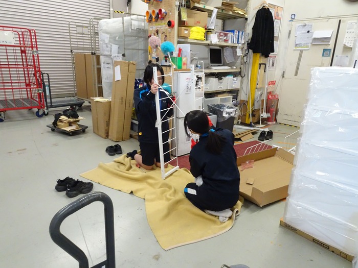 職場体験活動の写真