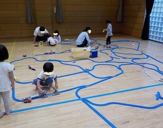 プラレールタイム写真