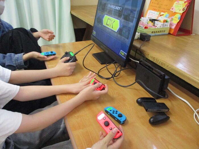 ゲームをしている様子