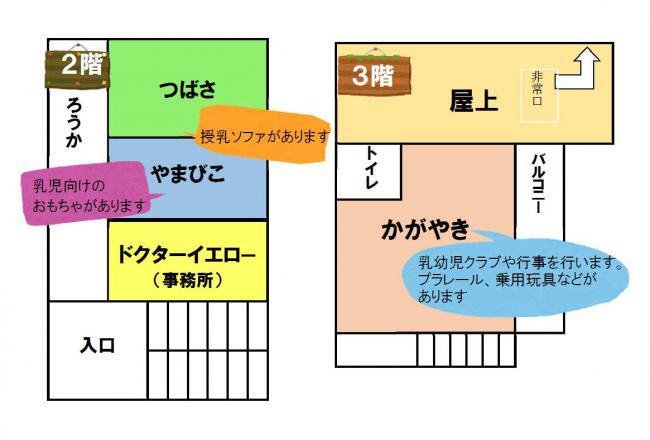 イラスト:センター内案内図