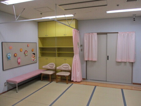 写真：赤ちゃん休憩室