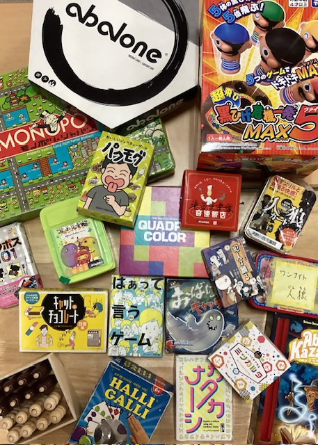 カードゲームやボードゲームの写真