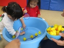 水遊びの様子です