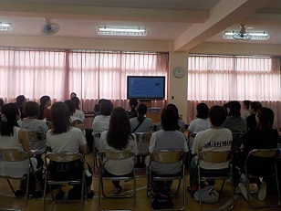 給食参観と栄養講話