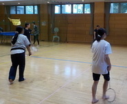 バトミントンの写真