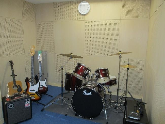 音楽スタジオの様子