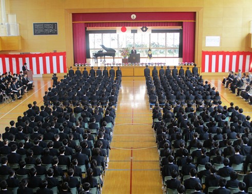 入学式の様子