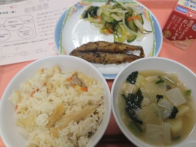 今日の給食