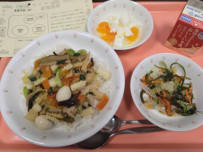 今日の給食