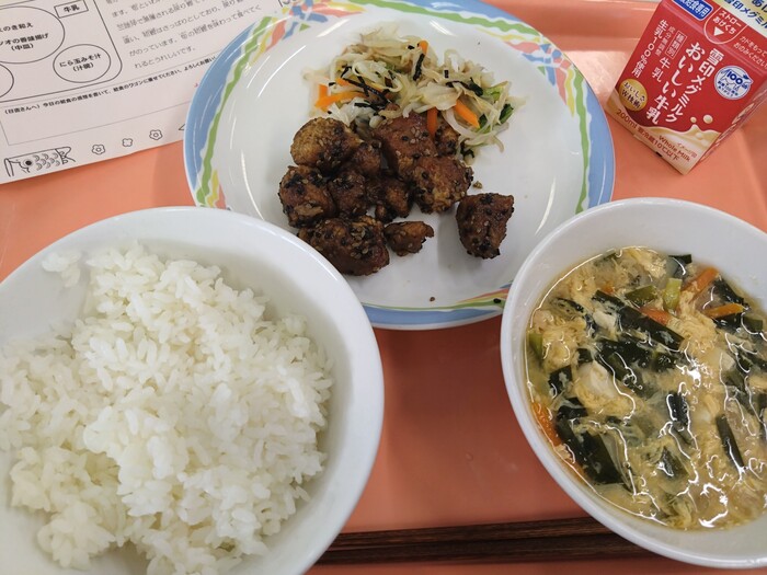 今日の給食