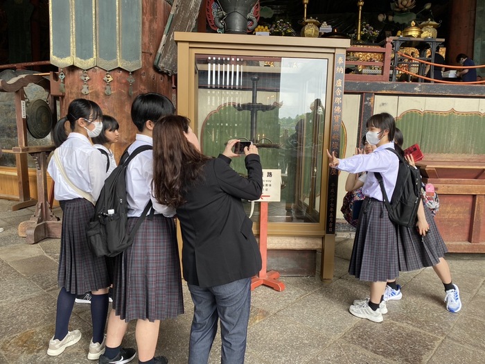 東大寺での写真