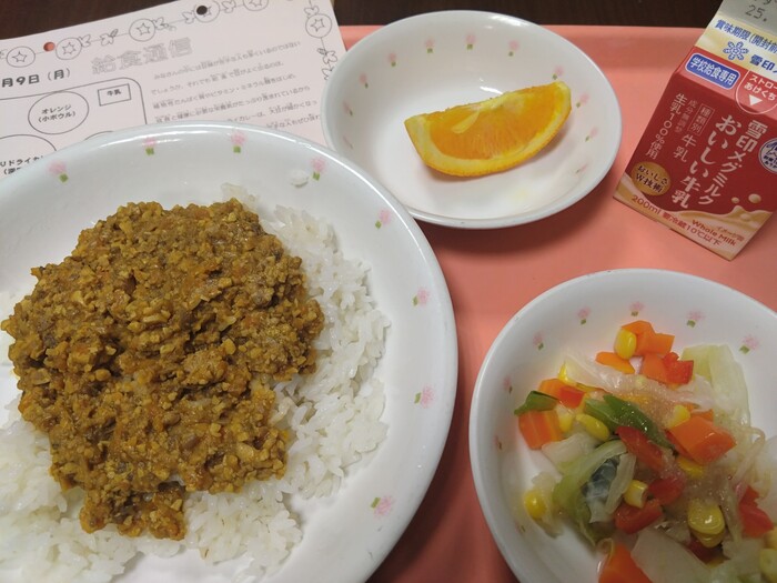 今日の給食