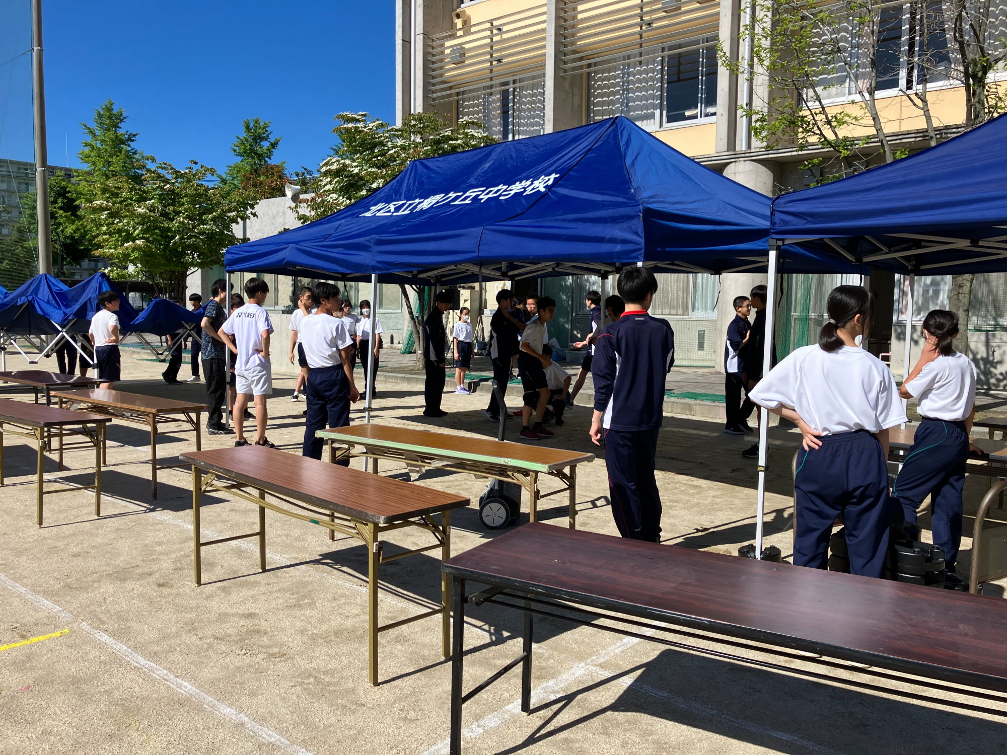 運動会予行準備（1）