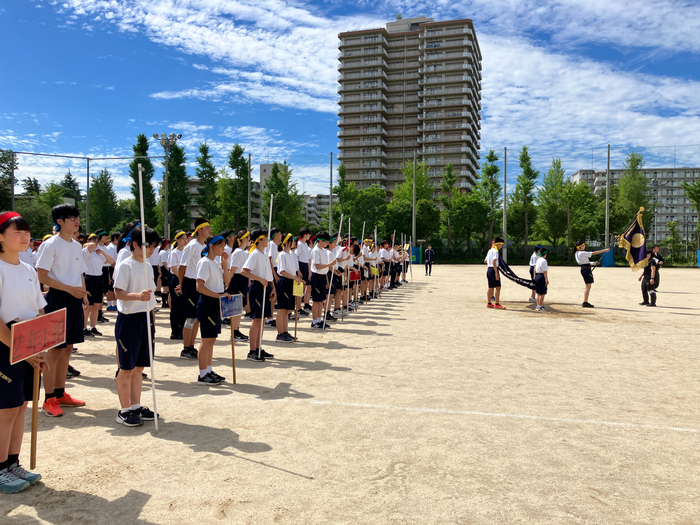 運動会予行の様子（2）