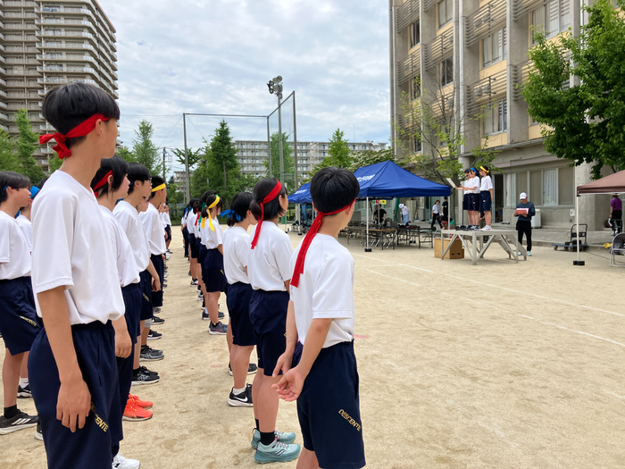 運動会予行の様子（3）