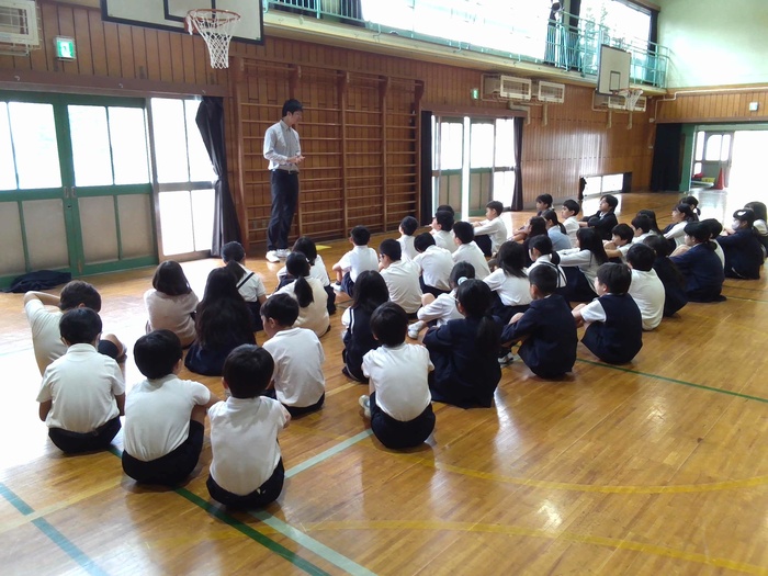 学年集会の様子