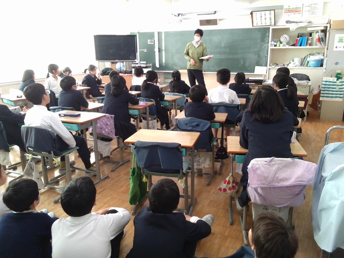 学年集会の様子