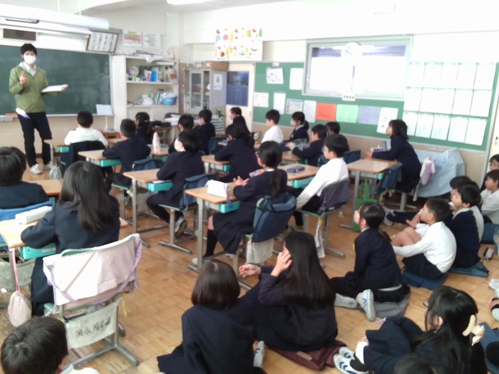 学年集会の様子