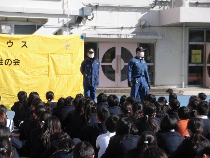 王子消防署十条出張所の方からのお話