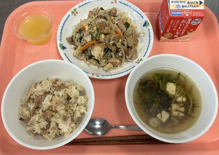 9月3日今日の給食写真