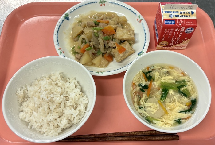 10月14日　今日の給食写真