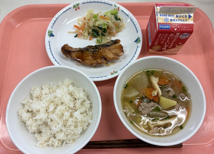 10月21日　今日の給食写真